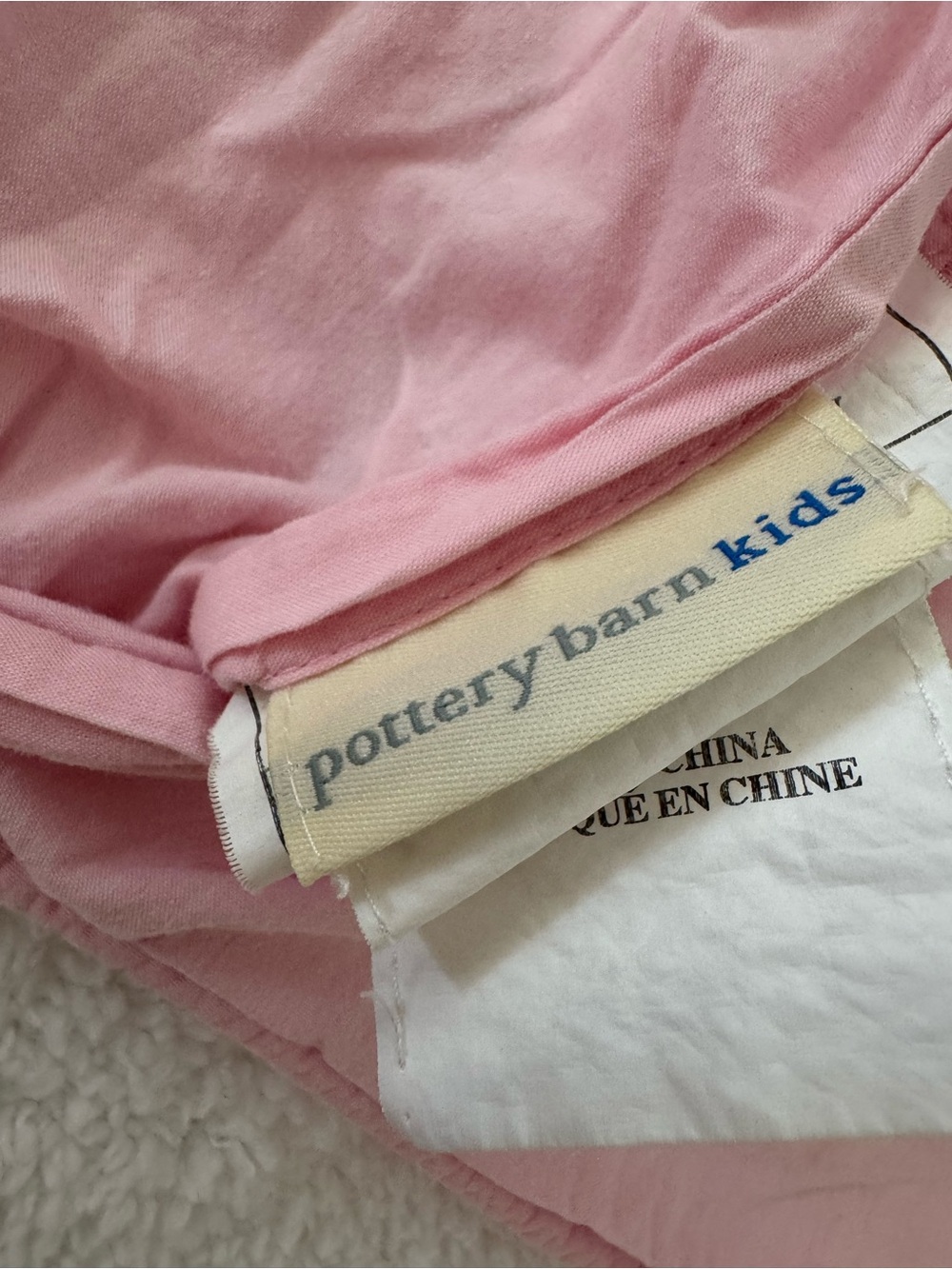 Pottery Barn Kids Daisy Garden Pink Quilted Sham – Embroidered Floral Sham EUC - Picture 3 of 4